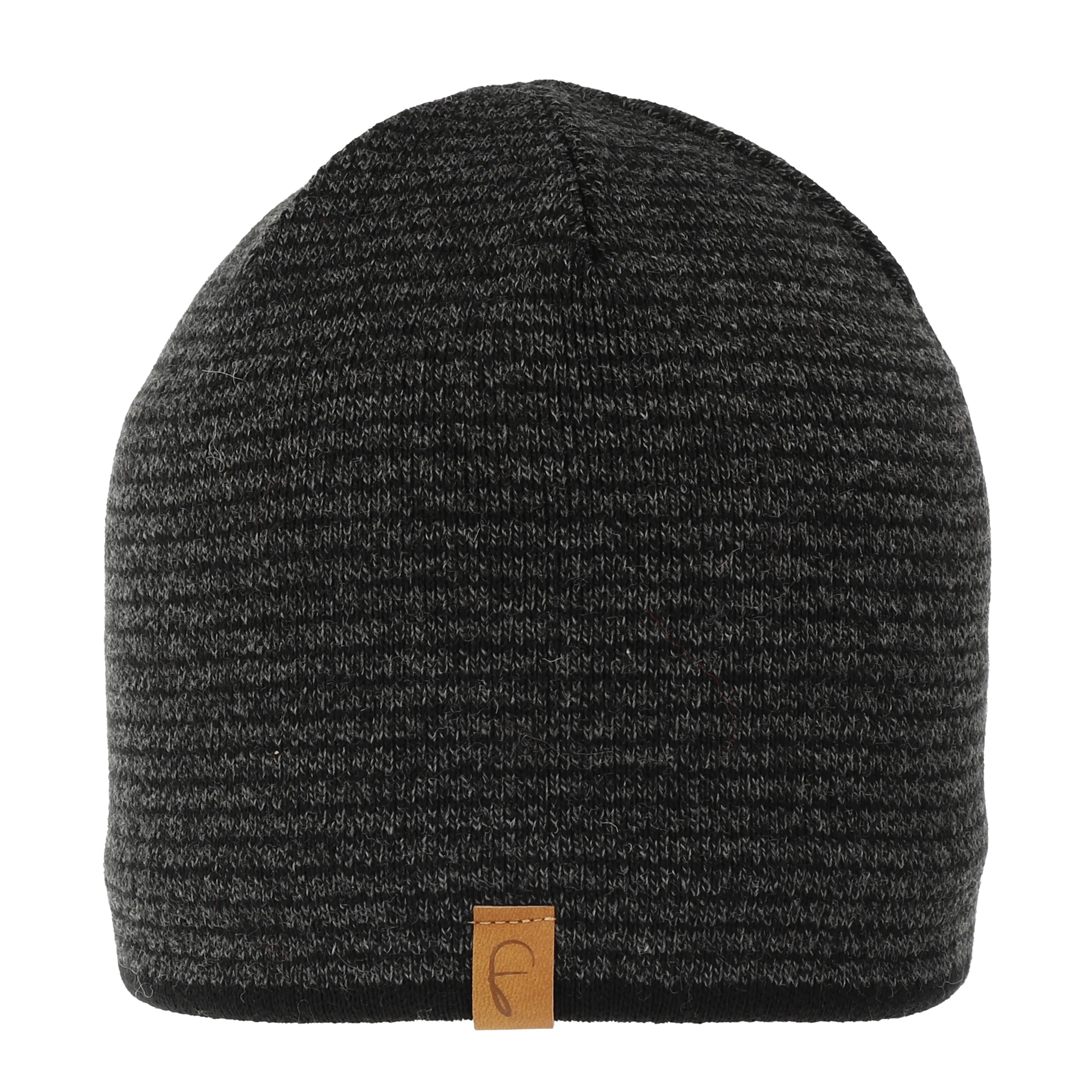 Herr Basic Beanie Gestreift