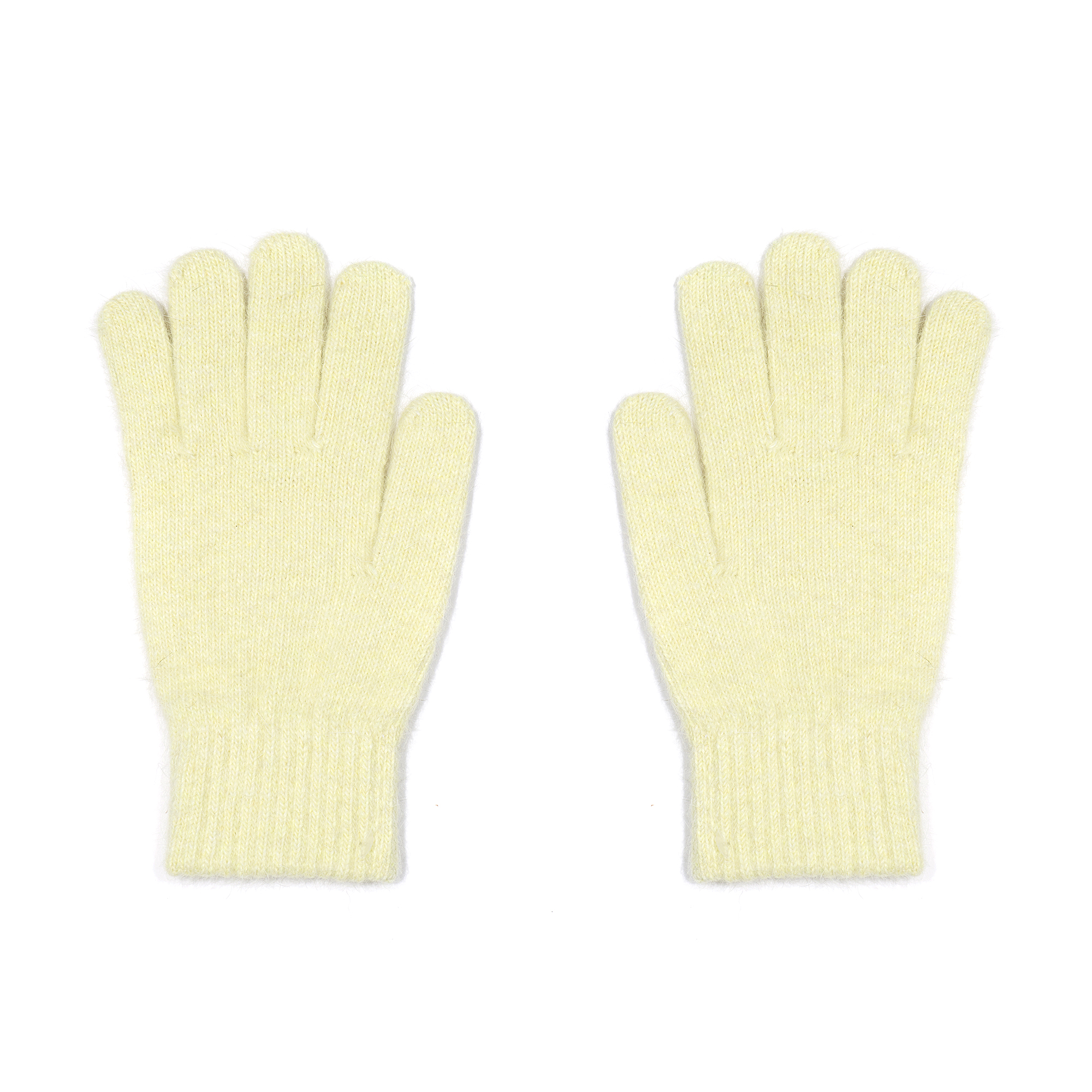 Strickhandschuhe Uni mit Angora