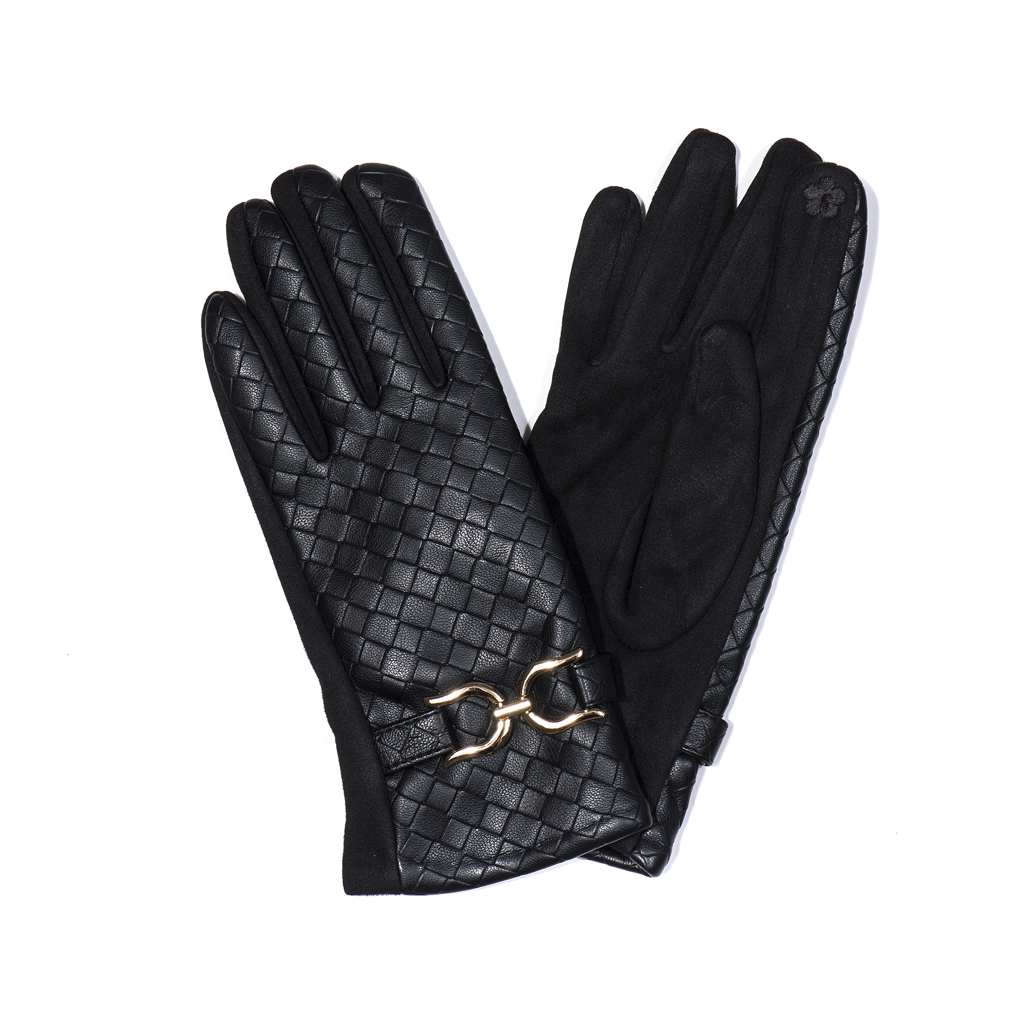 Handschuhe Flechtmuster