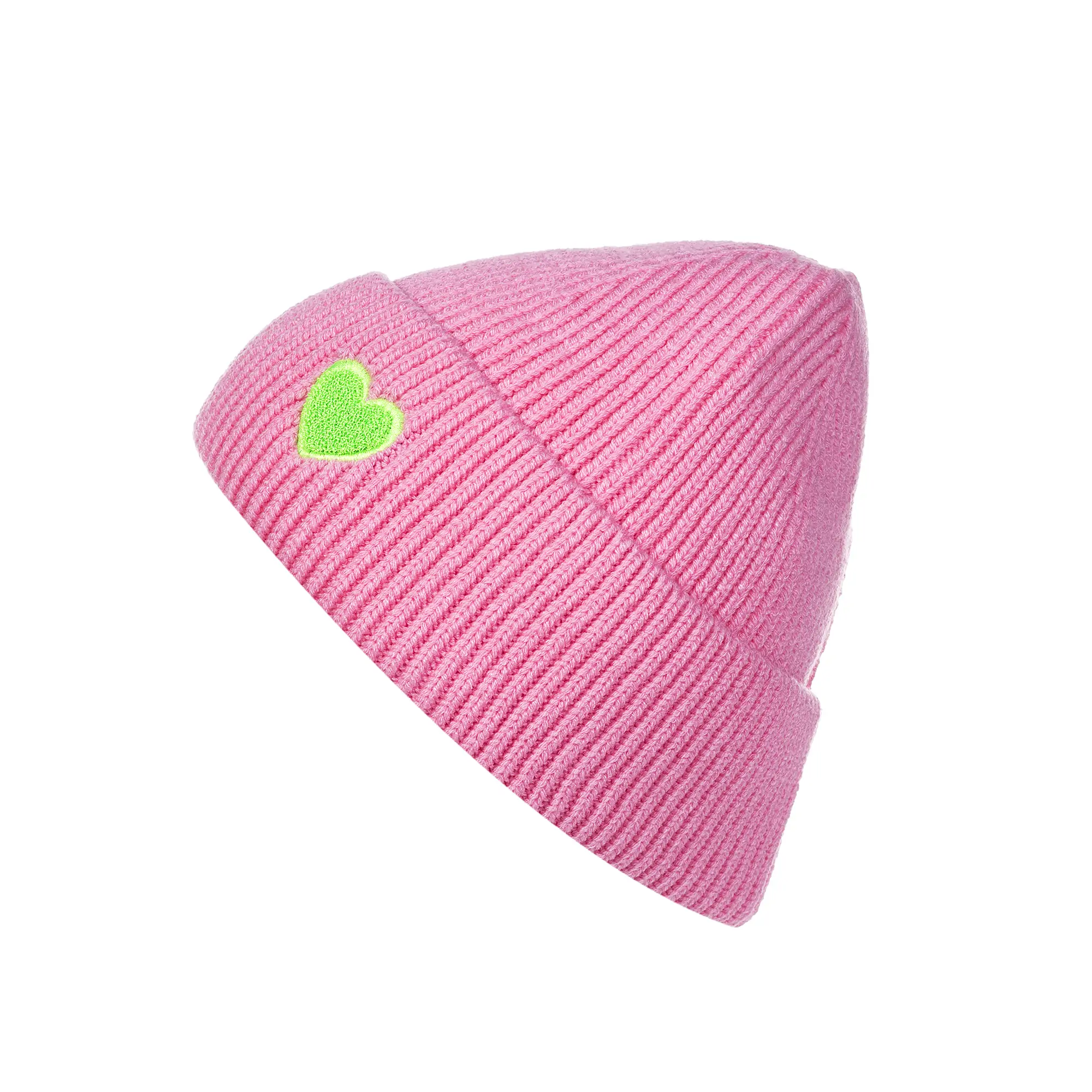 Beanie Strick Herz