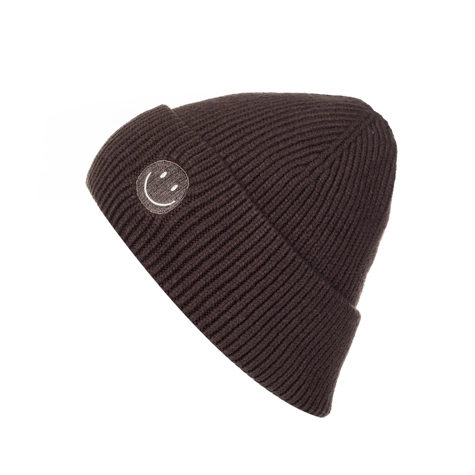 Beanie Strick Smiley