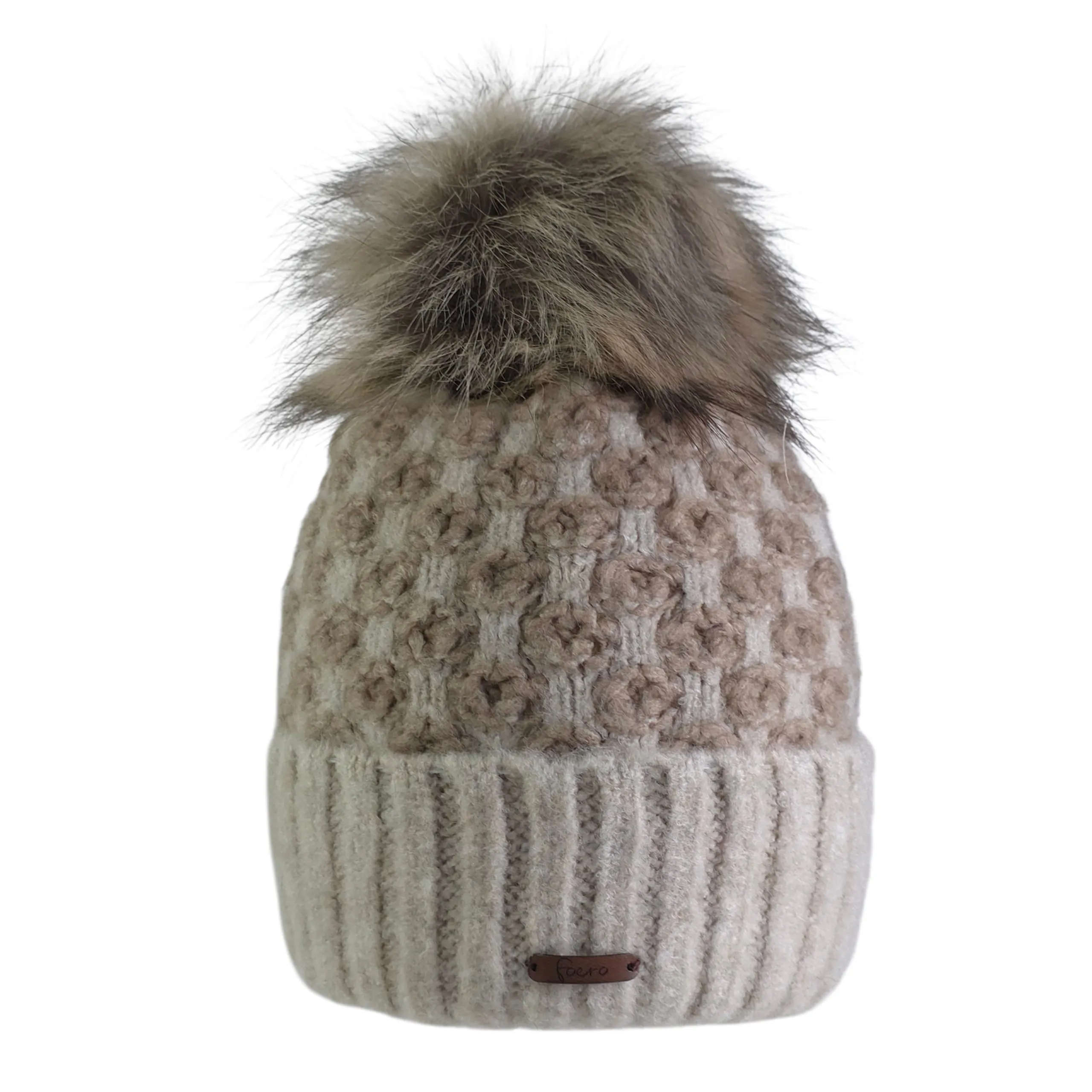 Damen Bommelmützen Blumen