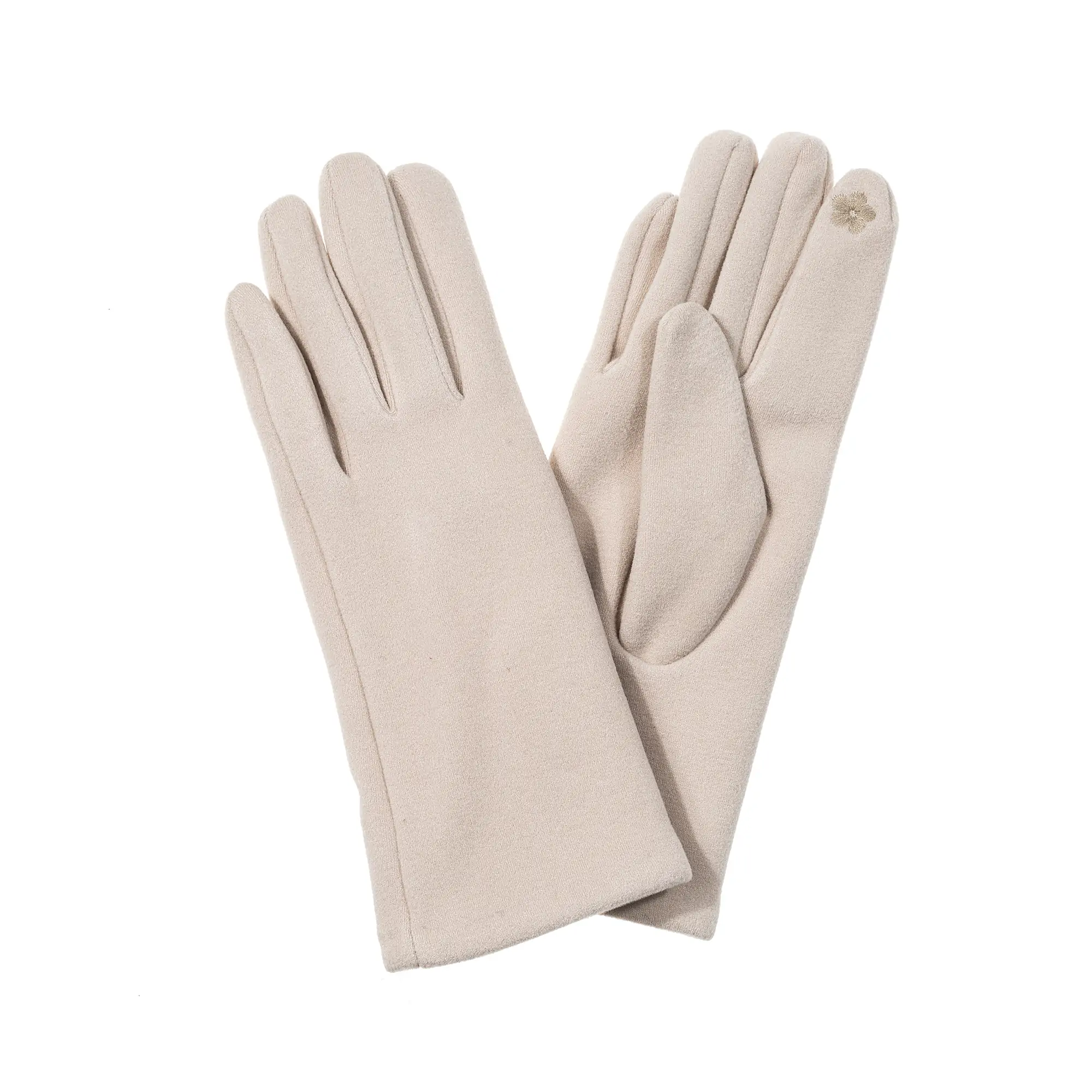 Damen Handschuhe Fleece Uni