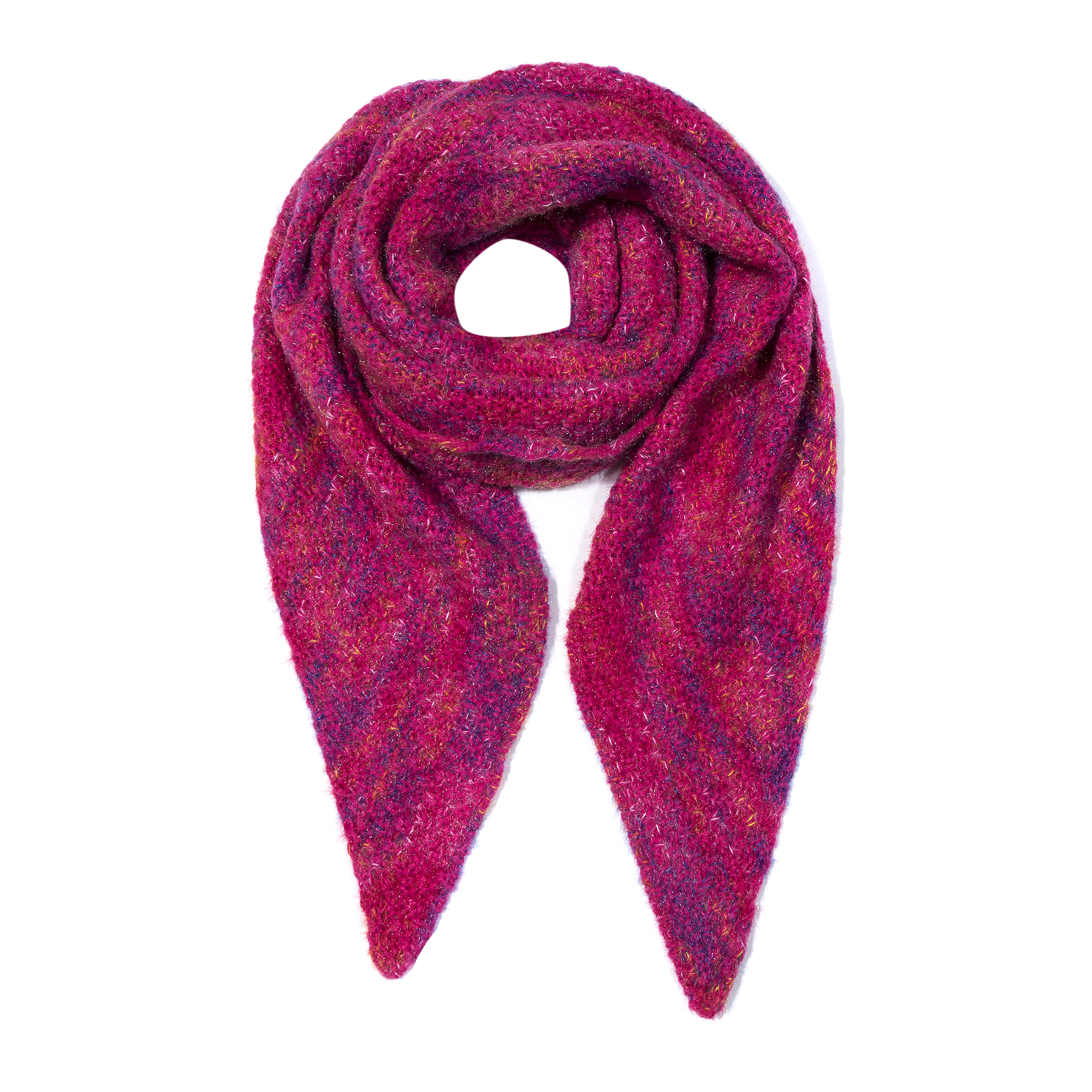 Dreieckstuch Strick Multicolor