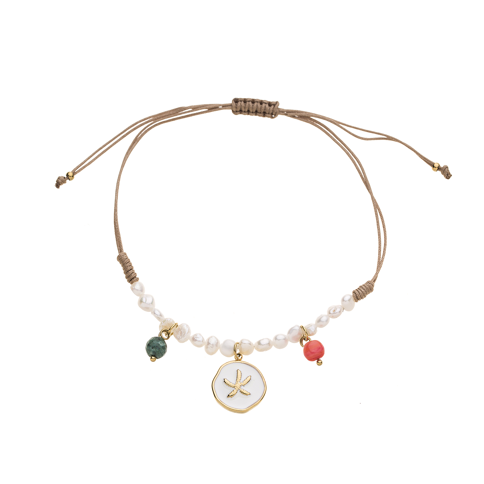 Zugarmband Naturstein Seestern