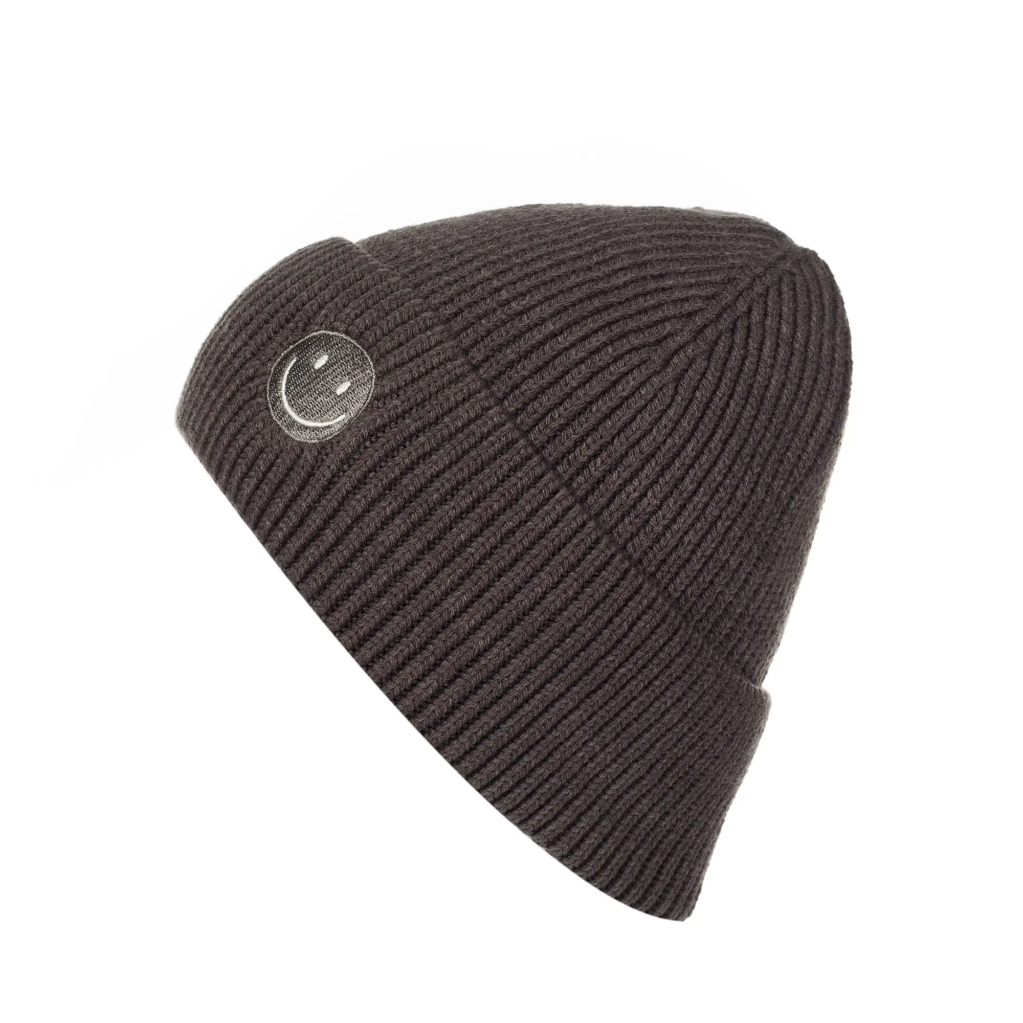 Beanie Strick Smiley