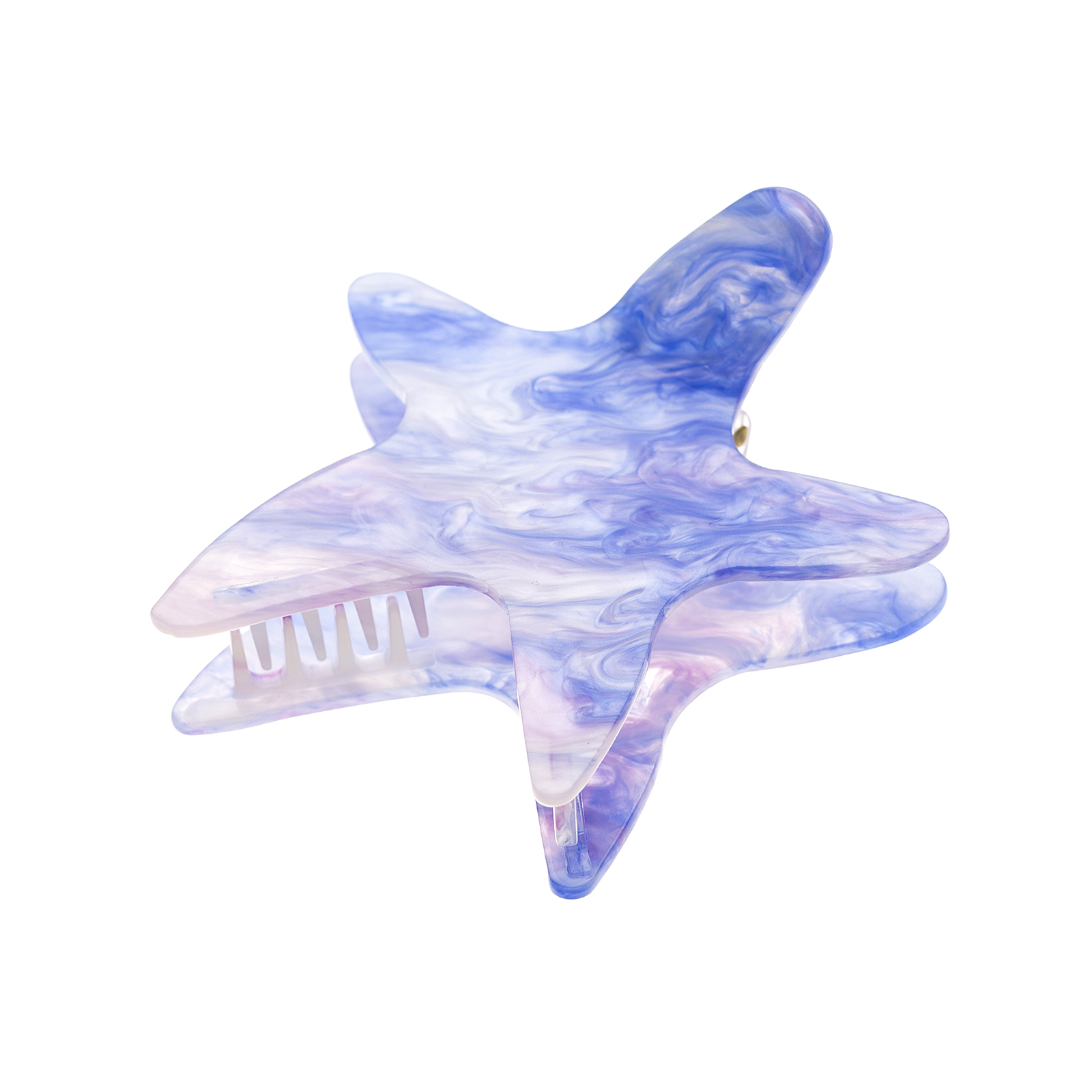 Haarspange Seestern Pastell