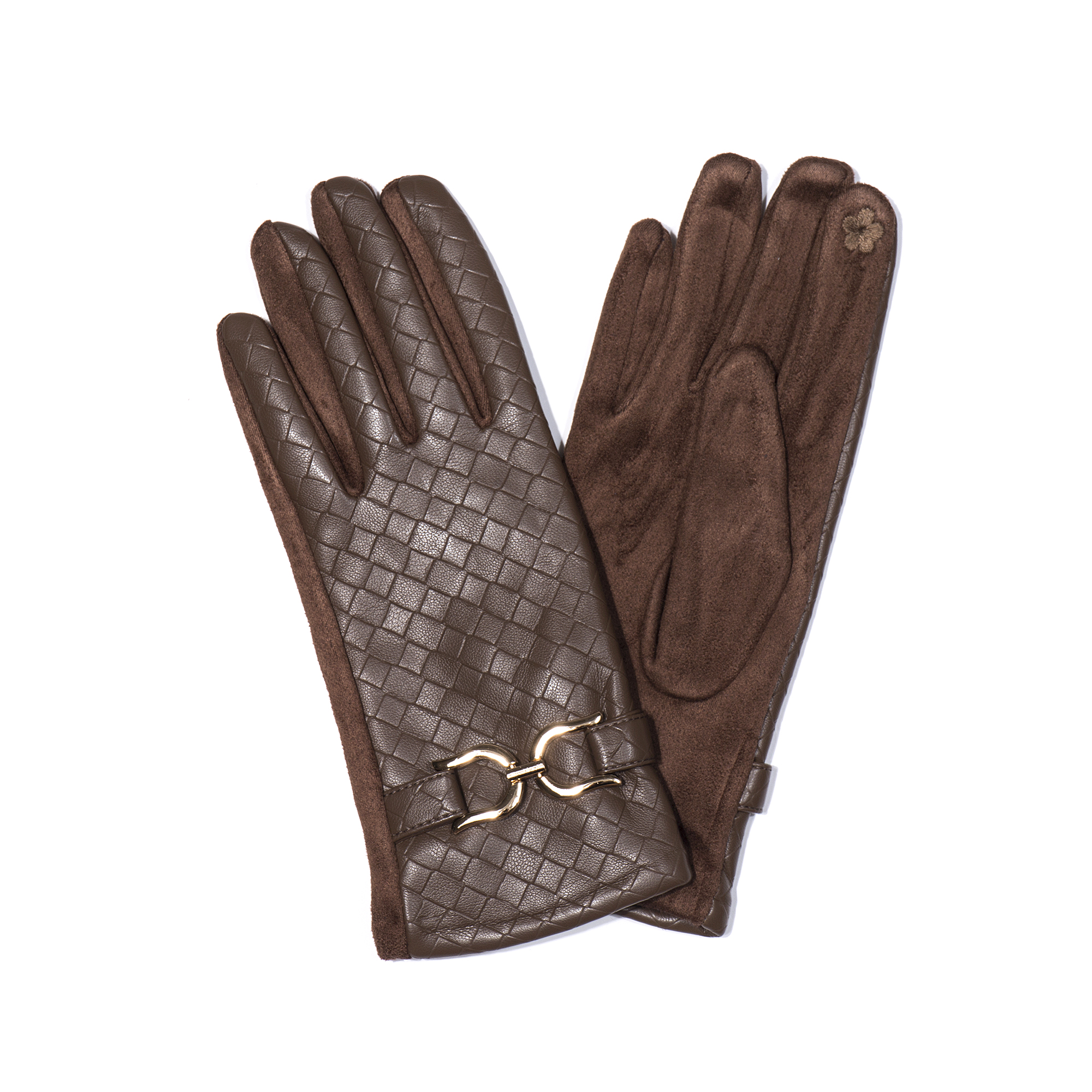 Handschuhe Flechtmuster