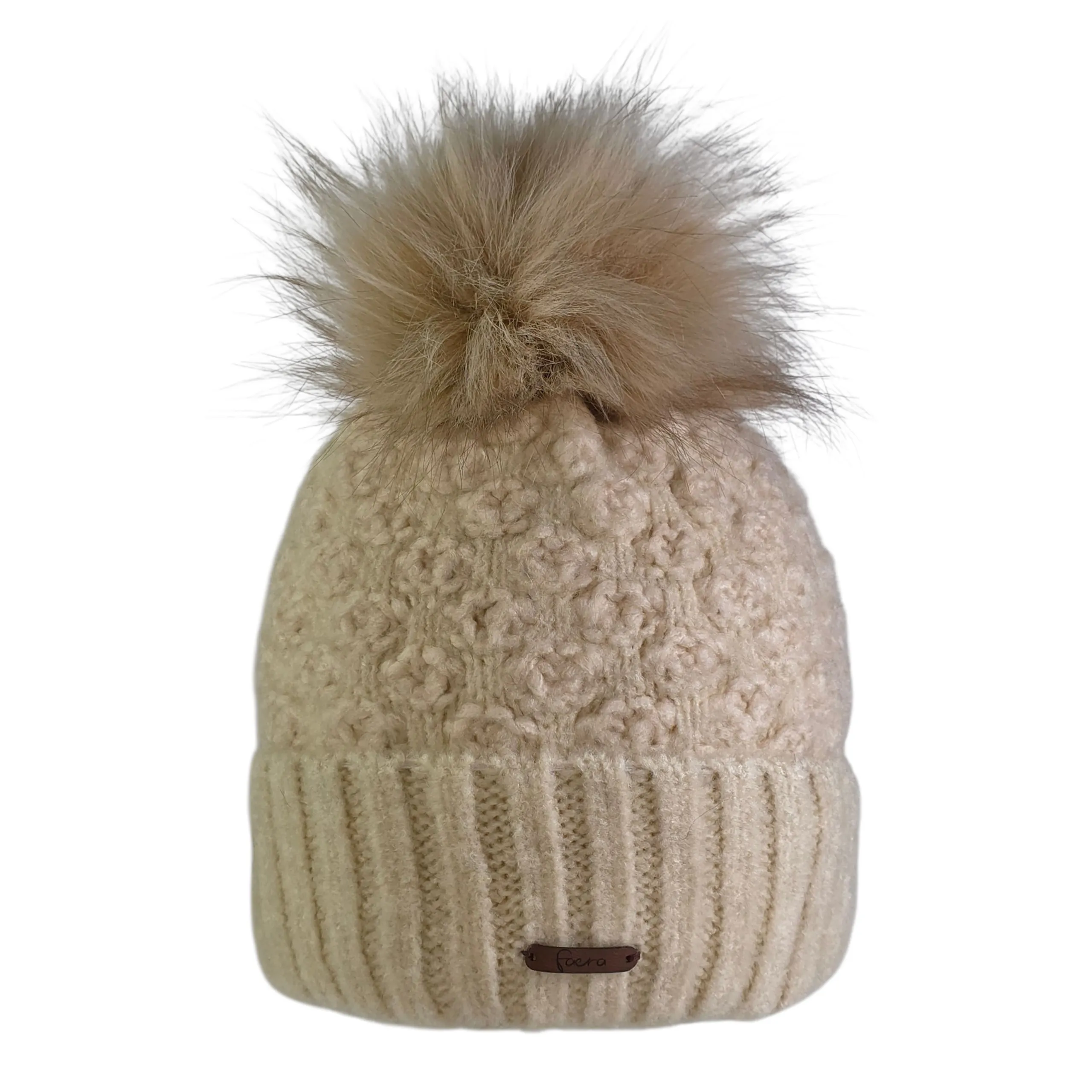 Damen Bommelmützen Blumen