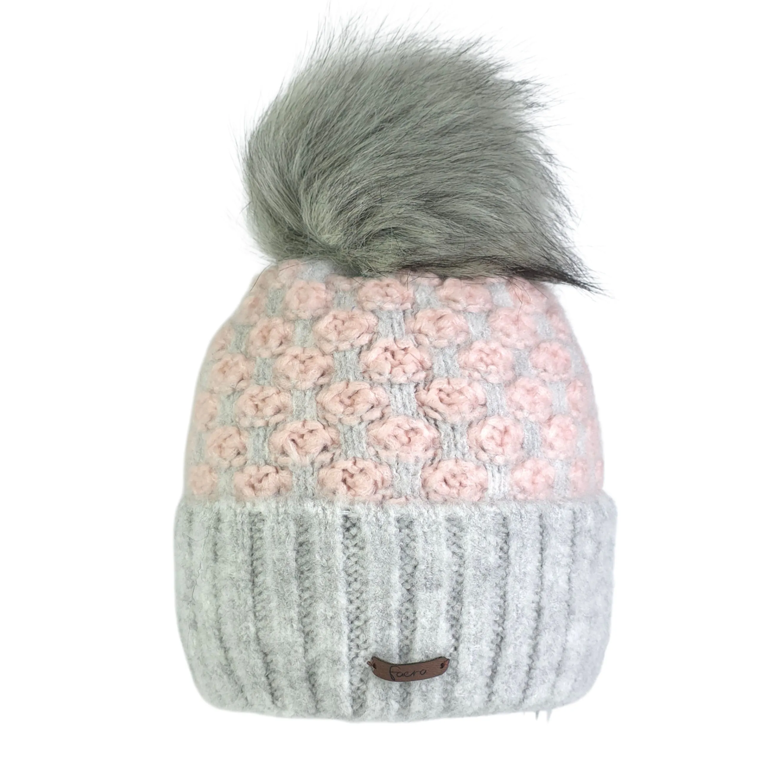 Damen Bommelmützen Blumen