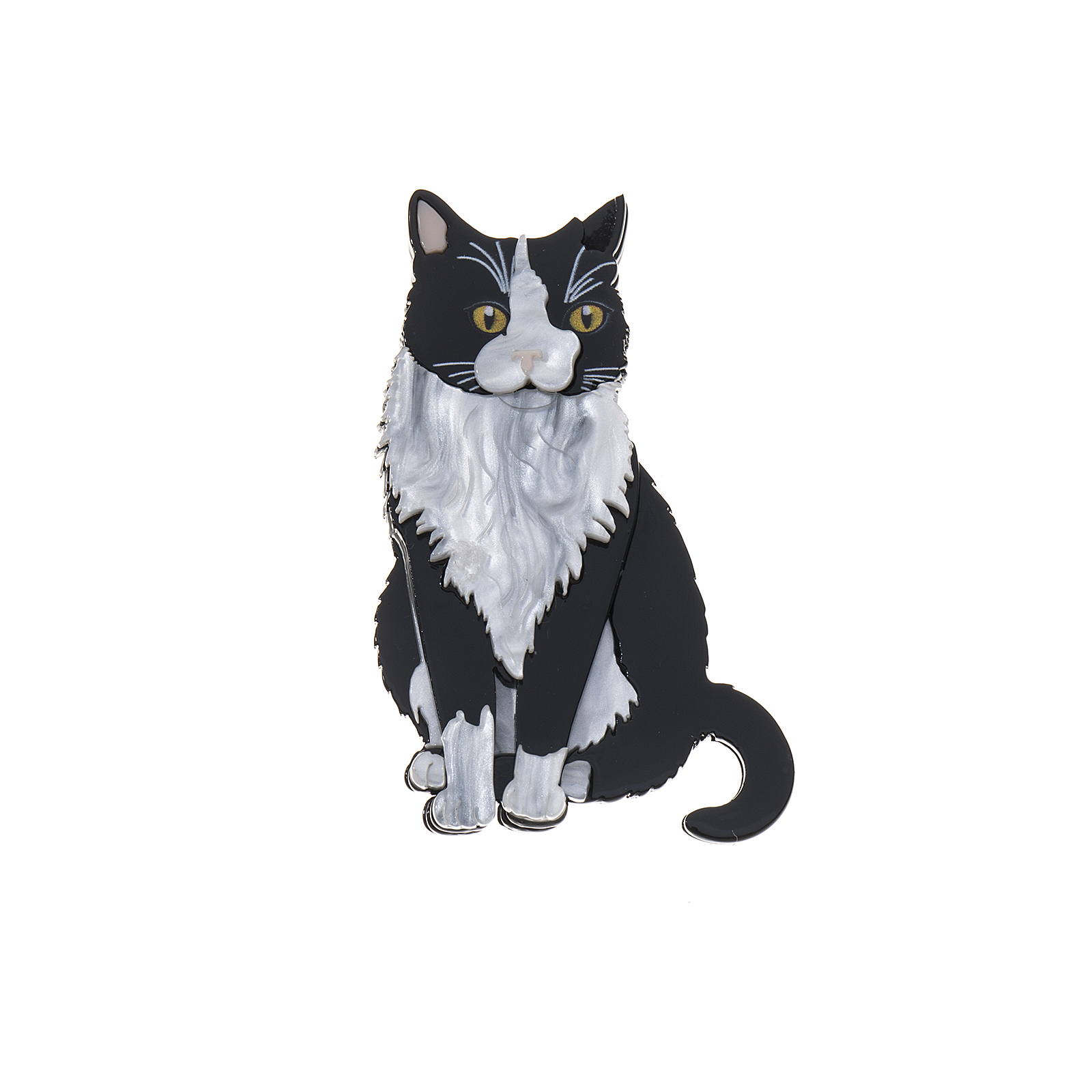 Brosche Katze Maine Coon