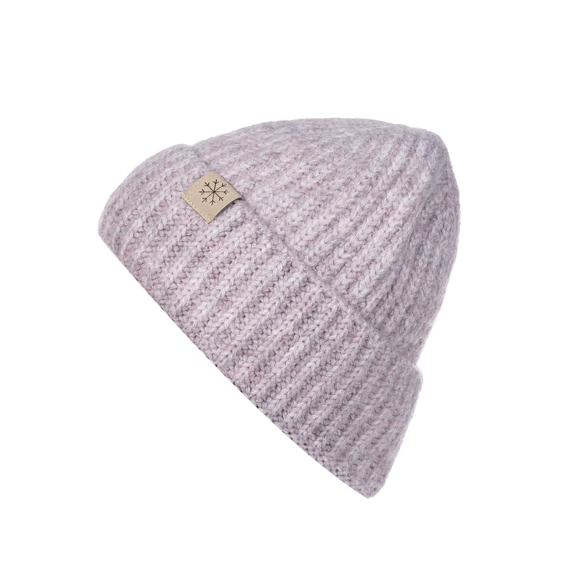Beanie Meliert Rippstrick