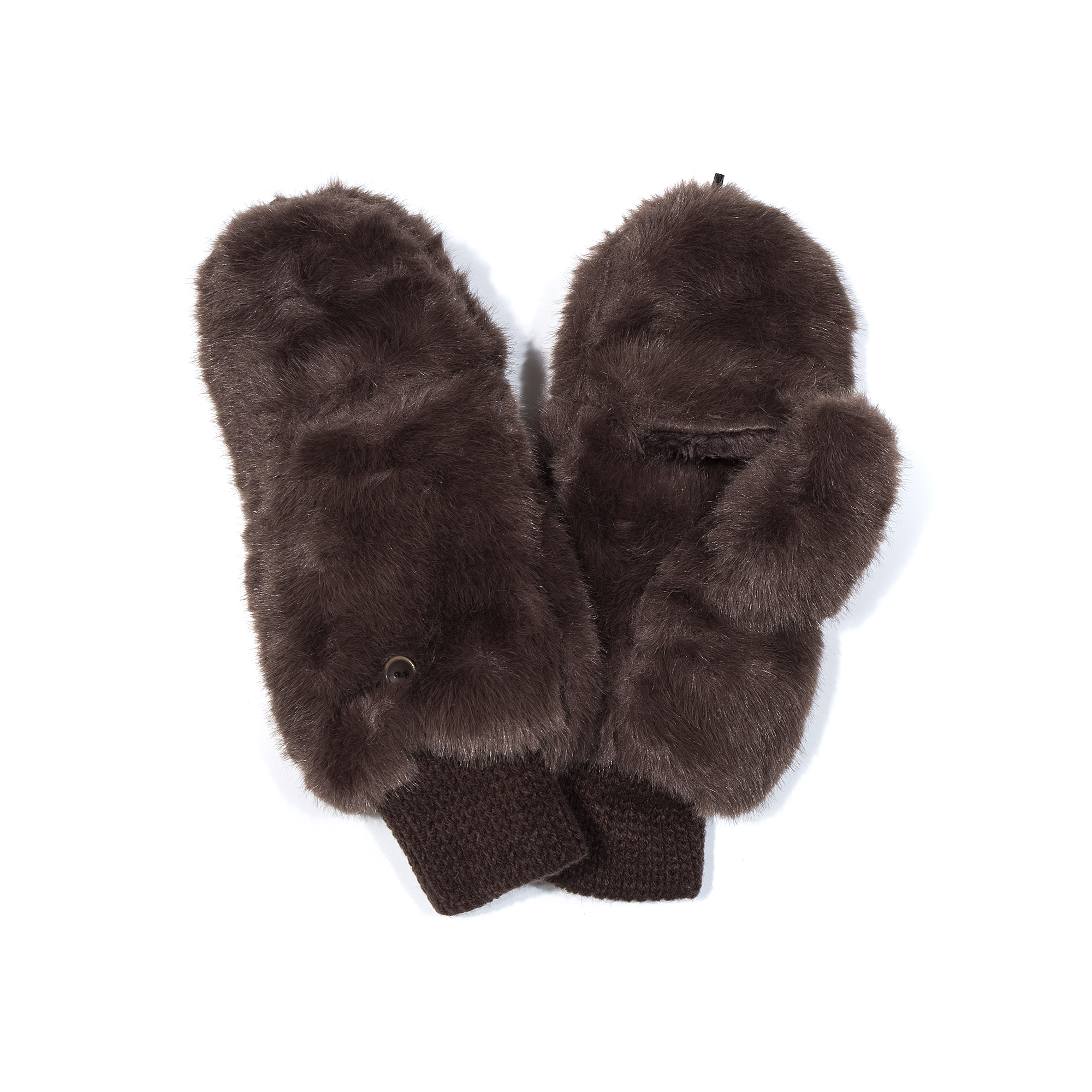 Halbfinger Fäustlinge Fur