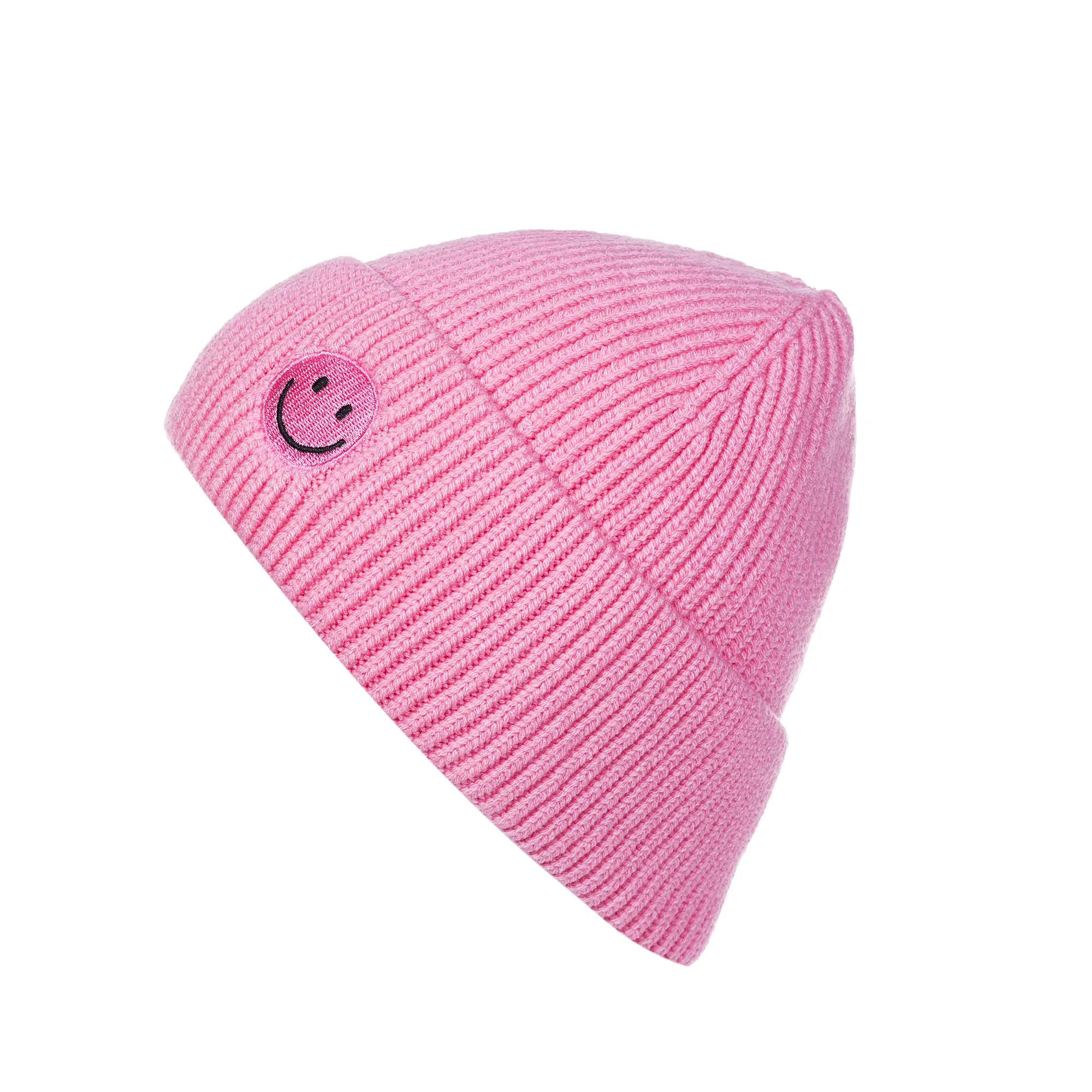 Beanie Strick Smiley