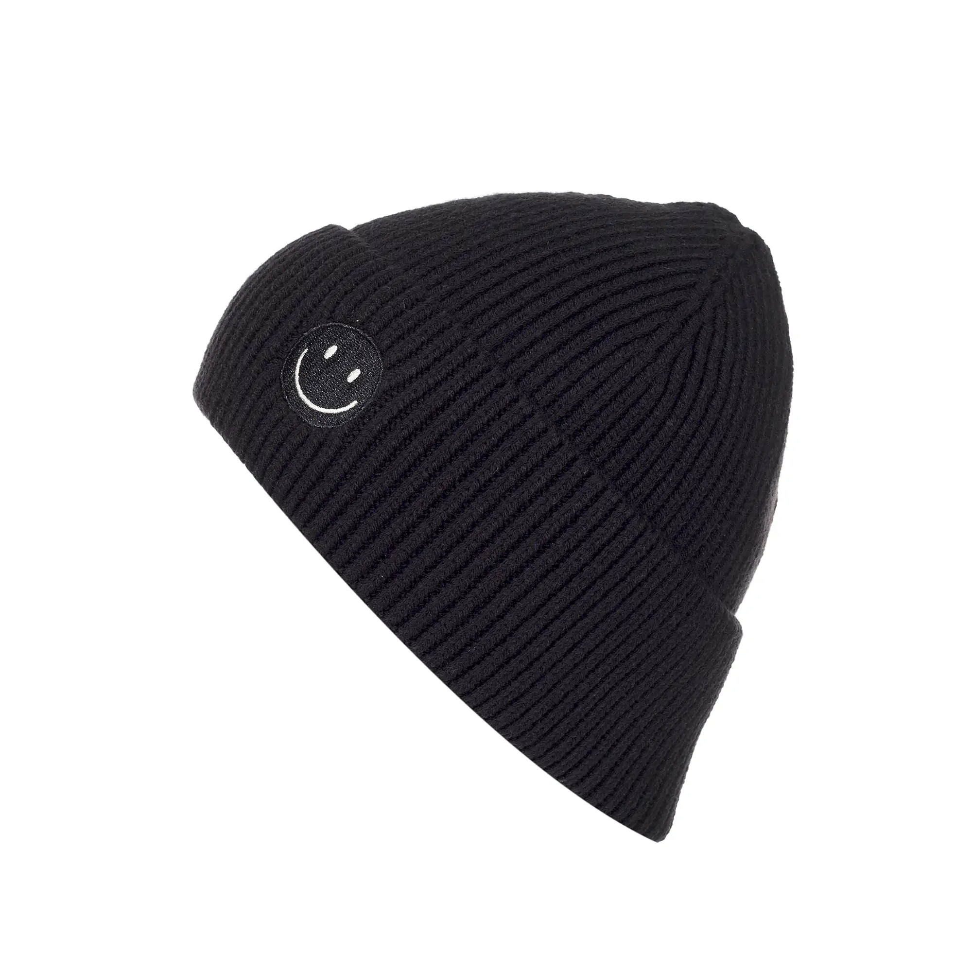 Beanie Strick Smiley